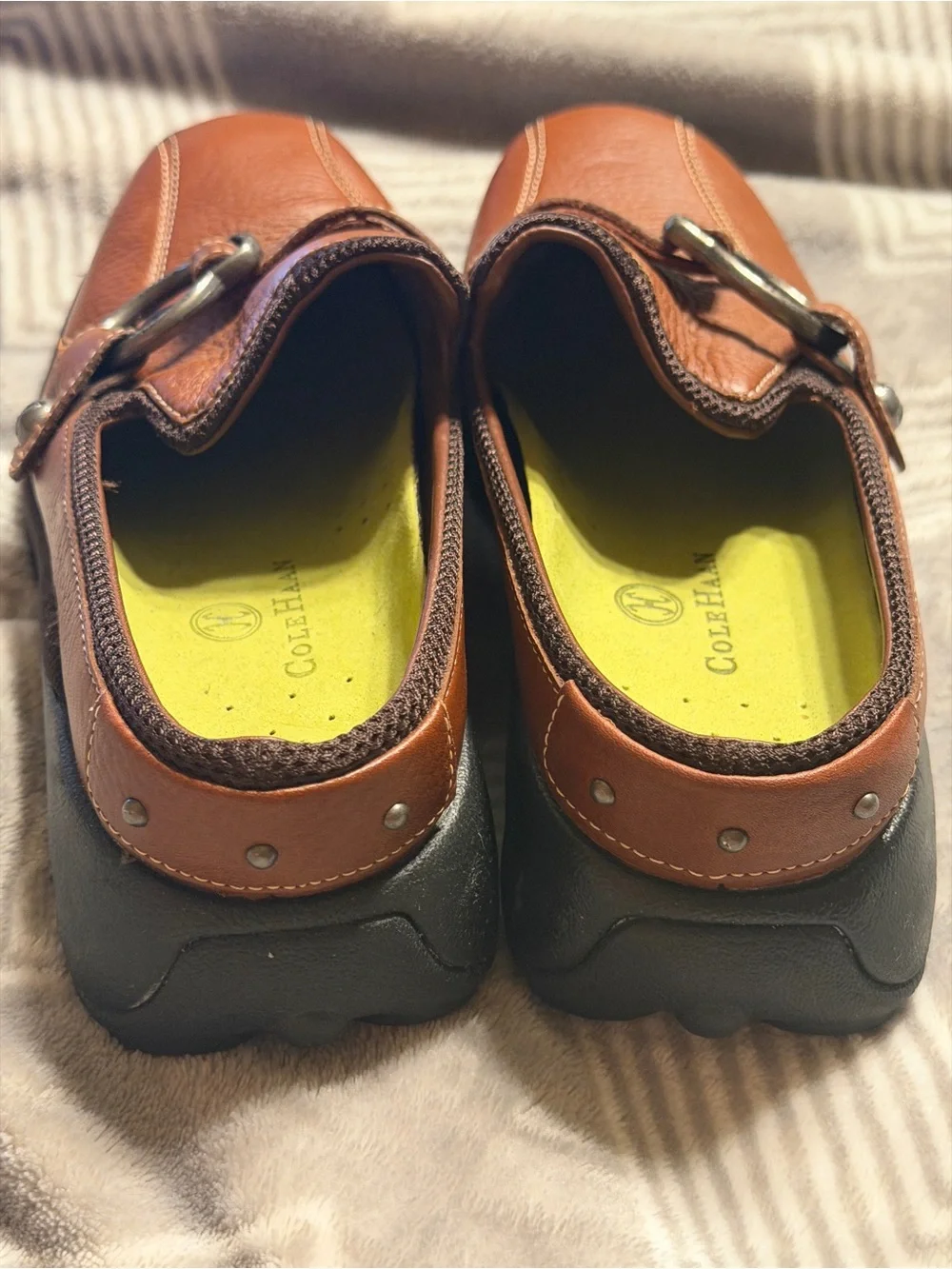 Cole Haan Nike Air mule leather loafers Size 7B